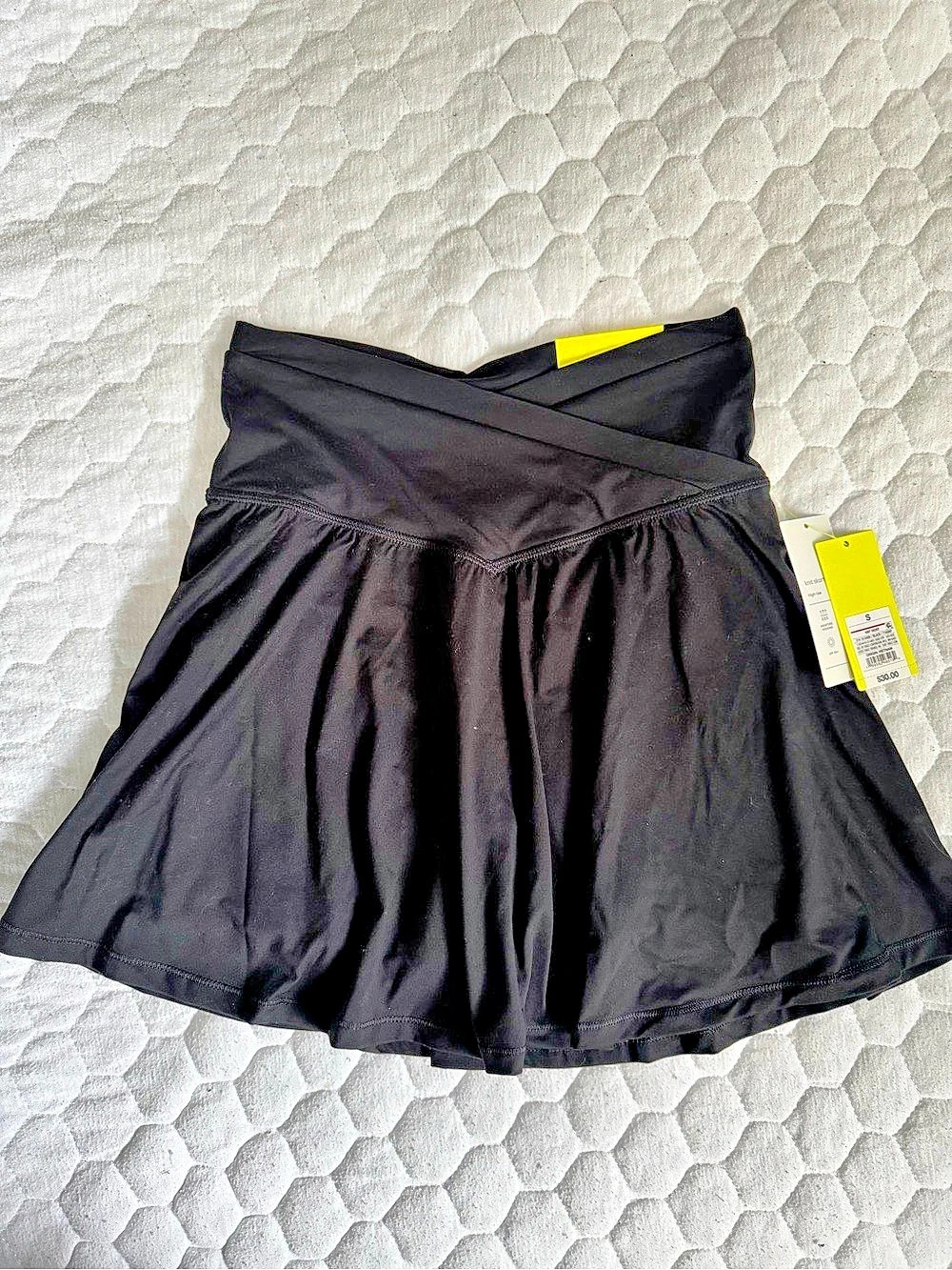 All in Motion Women's Knit Wrap Skort Black Small